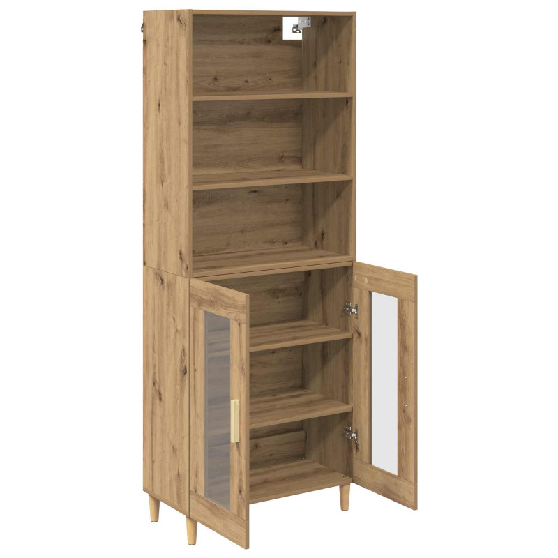 Highboard Dąb rzemieślniczy 69,5 x 32,5 x 180 cm