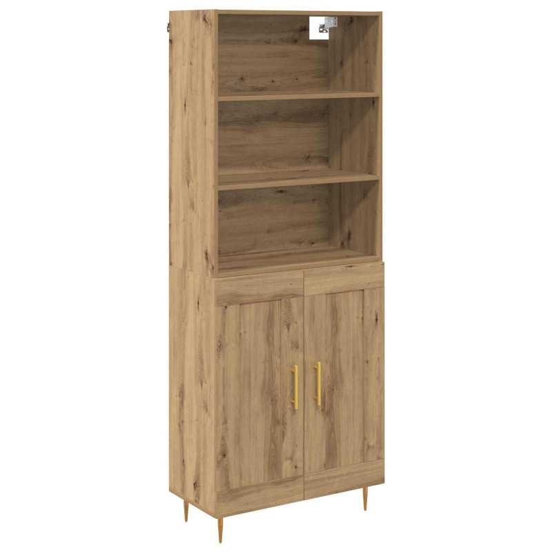 Highboard Dąb rzemieślniczy 69,5 x 34 x 180 cm