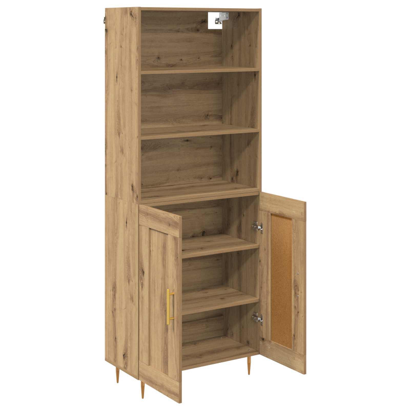 Highboard Dąb rzemieślniczy 69,5 x 34 x 180 cm