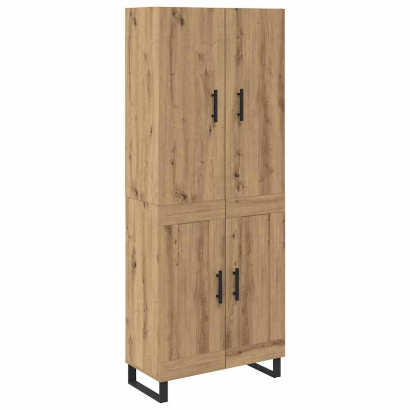 Highboard 2 pcs Dąb rzemieślniczy 69,5 x 34 x 180 cm