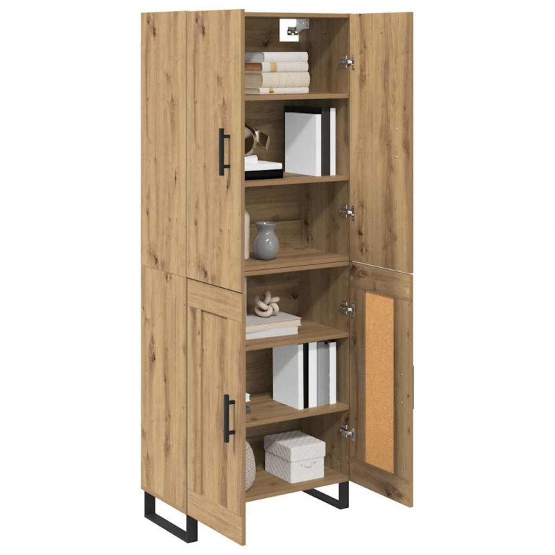Highboard 2 pcs Dąb rzemieślniczy 69,5 x 34 x 180 cm