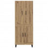 Highboard 2 pcs Dąb rzemieślniczy 69,5 x 34 x 180 cm