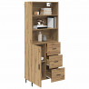 Highboard z szufladą Dąb rzemieślniczy 69,5 x 34 x 180 cm