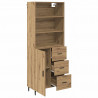 Highboard z szufladą Dąb rzemieślniczy 69,5 x 34 x 180 cm