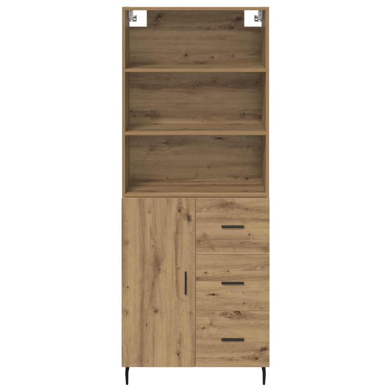 Highboard z szufladą Dąb rzemieślniczy 69,5 x 34 x 180 cm