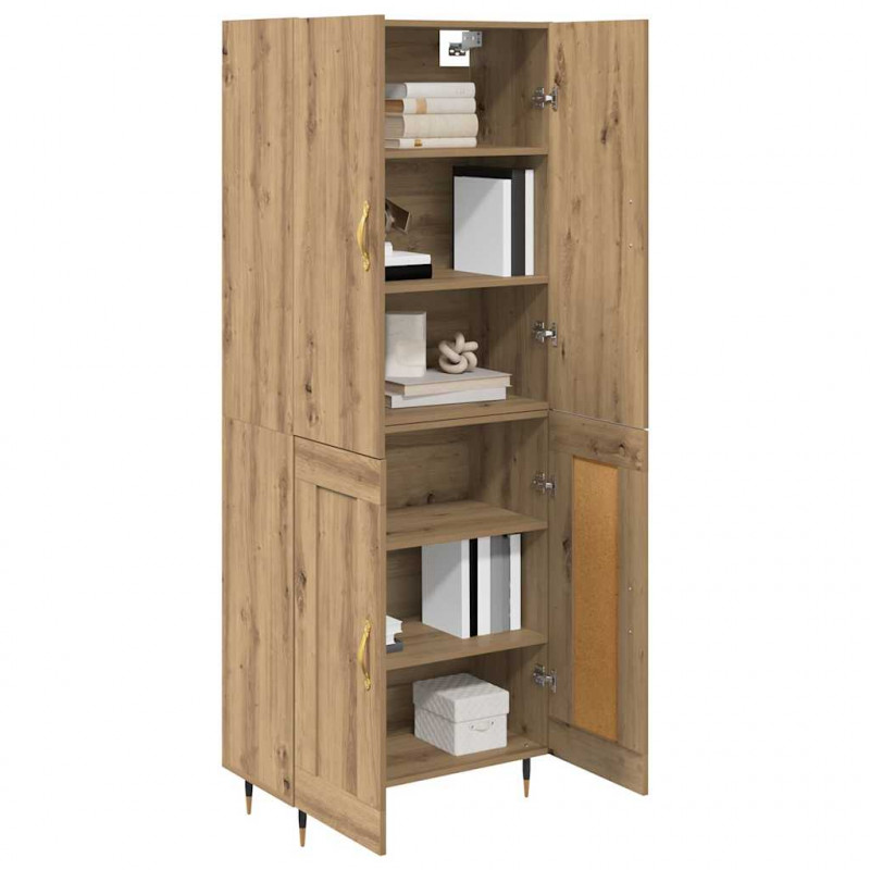 Highboard Dąb rzemieślniczy 69,5 x 34 x 180 cm
