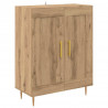 Highboard 2 pcs Dąb rzemieślniczy Materiał drewnopochodny