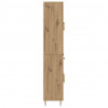 Highboard 2 pcs Dąb rzemieślniczy Materiał drewnopochodny