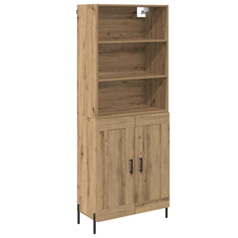 Highboard Dąb rzemieślniczy 69,5 x 32,5 x 180 cm
