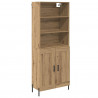 Highboard Dąb rzemieślniczy 69,5 x 32,5 x 180 cm