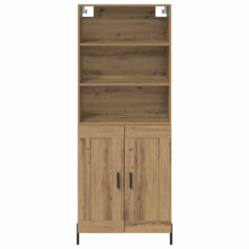 Highboard Dąb rzemieślniczy 69,5 x 32,5 x 180 cm