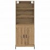 Highboard Dąb rzemieślniczy 69,5 x 32,5 x 180 cm