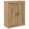 Highboard 2 pcs Dąb rzemieślniczy Materiał drewnopochodny