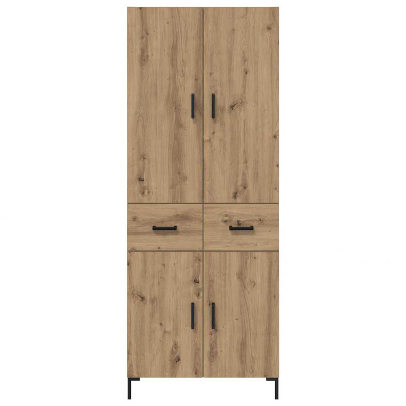 Highboard z szufladą Dąb rzemieślniczy 69,5 x 34 x 180 cm