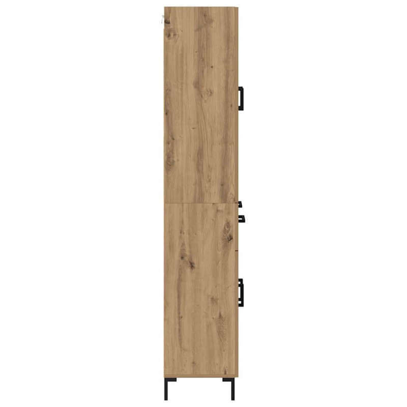 Highboard z szufladą Dąb rzemieślniczy 69,5 x 34 x 180 cm