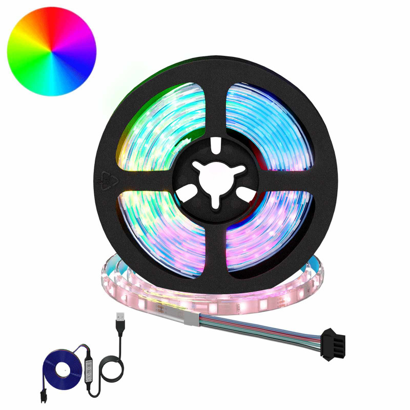 Taśma LED 2 pcs Czarny i przezroczysty 950 mm Miedź i plastik