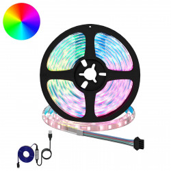 Taśma LED 2 pcs Czarny i przezroczysty 2300 mm Miedź i plastik