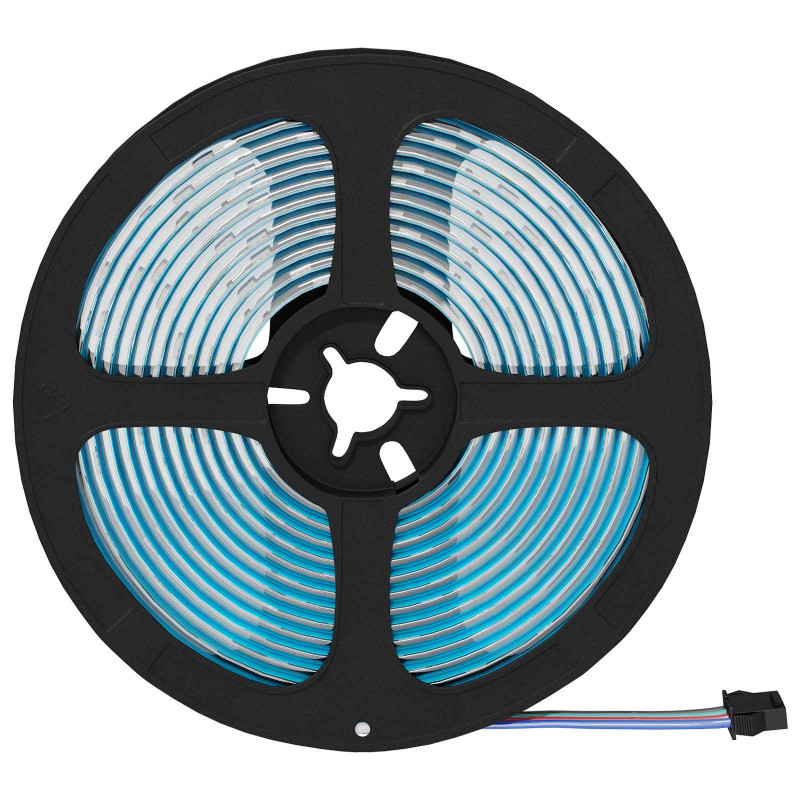 Taśma LED 2 pcs Czarny i przezroczysty 4700 mm Miedź i plastik