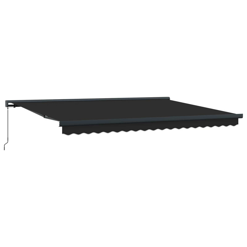 Markiza zwijana Antracytowy i szary 400 × 300 cm