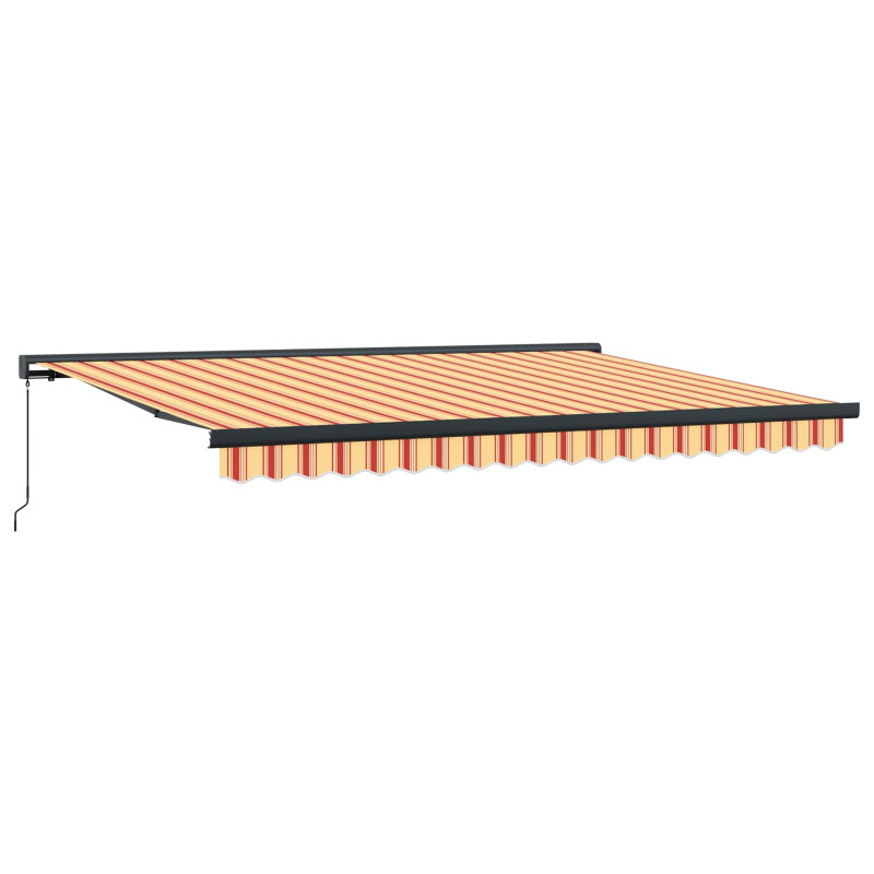 Markiza zwijana Żółty i pomarańczowy 400 × 300 cm
