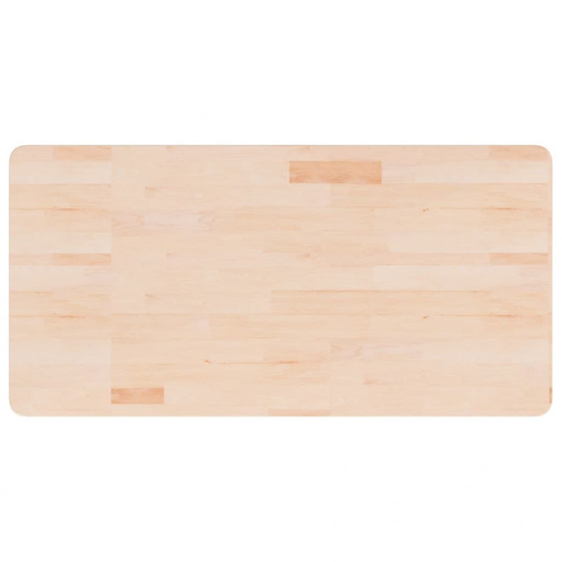 Blat do łazienki, 100x50x1,5 cm, surowe lite drewno