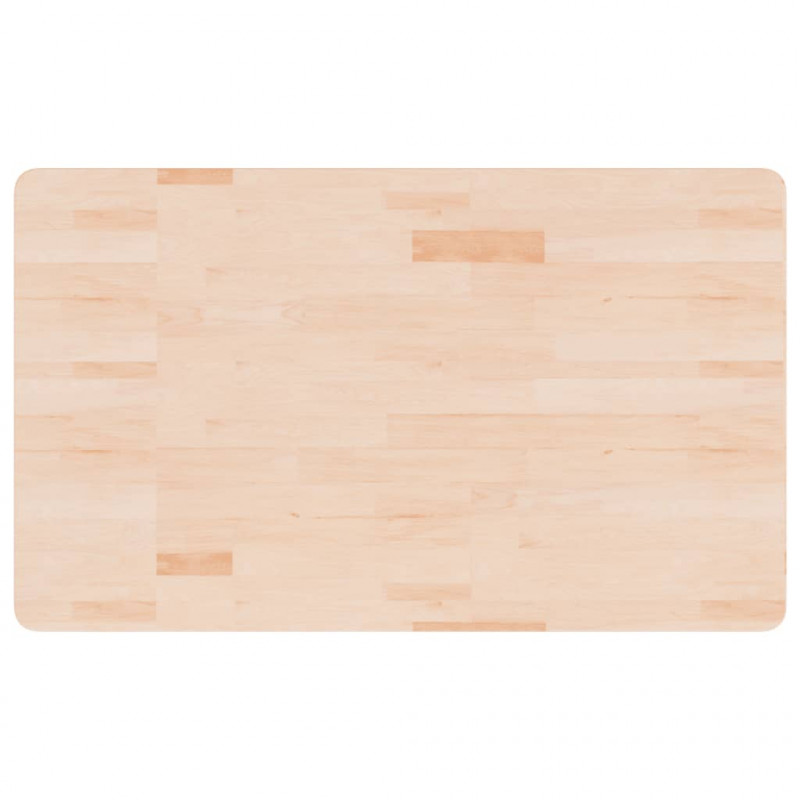 Blat do łazienki, 100x60x1,5 cm, surowe lite drewno