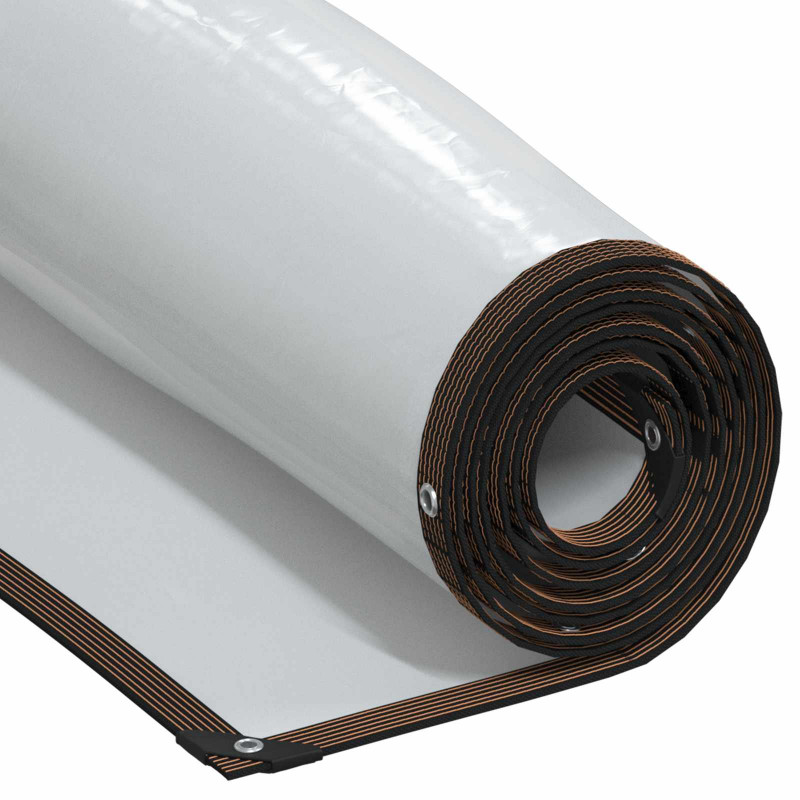 Plandeka z oczkami przezroczysty 2 x 12 m Polietylen
