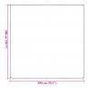 Plandeka przezroczysty 2 x 2 m PVC