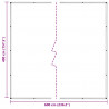 Plandeka przezroczysty 4 x 6 m PVC