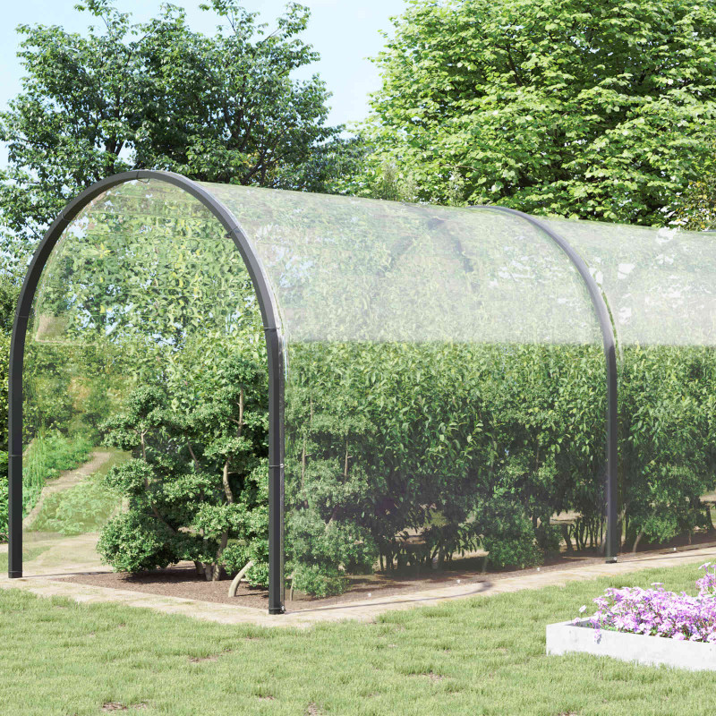 Plandeka przezroczysty 8 x 8 m PVC