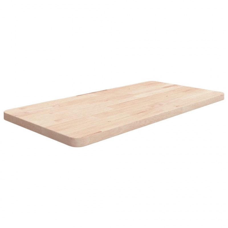 Blat do łazienki, 80x40x2,5 cm, surowe lite drewno