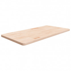 Blat do łazienki, 100x50x2,5 cm, surowe lite drewno