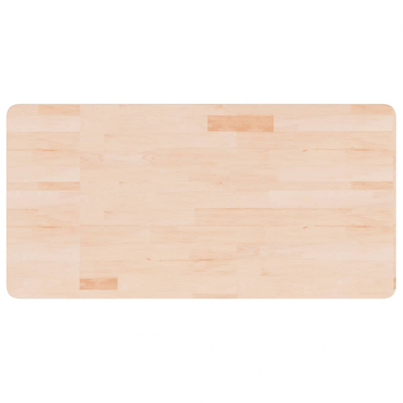 Blat do łazienki, 100x50x2,5 cm, surowe lite drewno