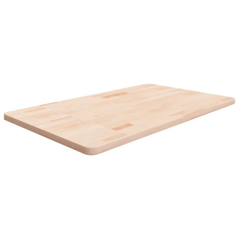 Blat do łazienki, 100x60x2,5 cm, surowe lite drewno