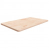 Blat do łazienki, 100x60x2,5 cm, surowe lite drewno