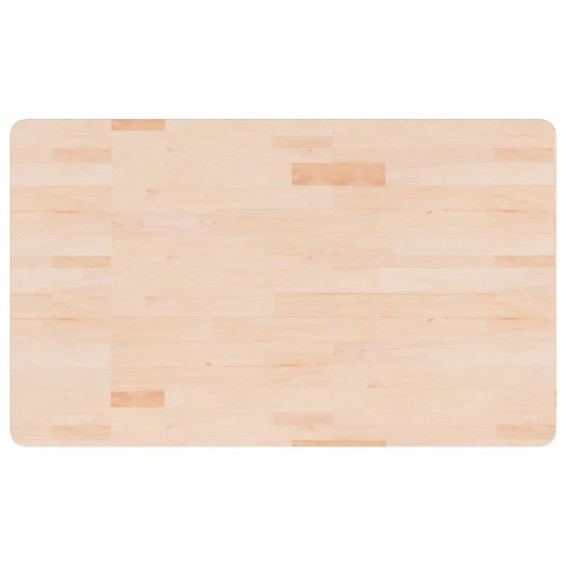 Blat do łazienki, 100x60x2,5 cm, surowe lite drewno
