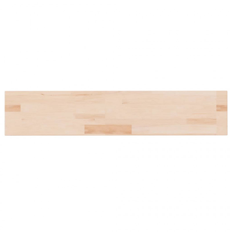 Półka, 100x20x4 cm, surowe lite drewno dębowe