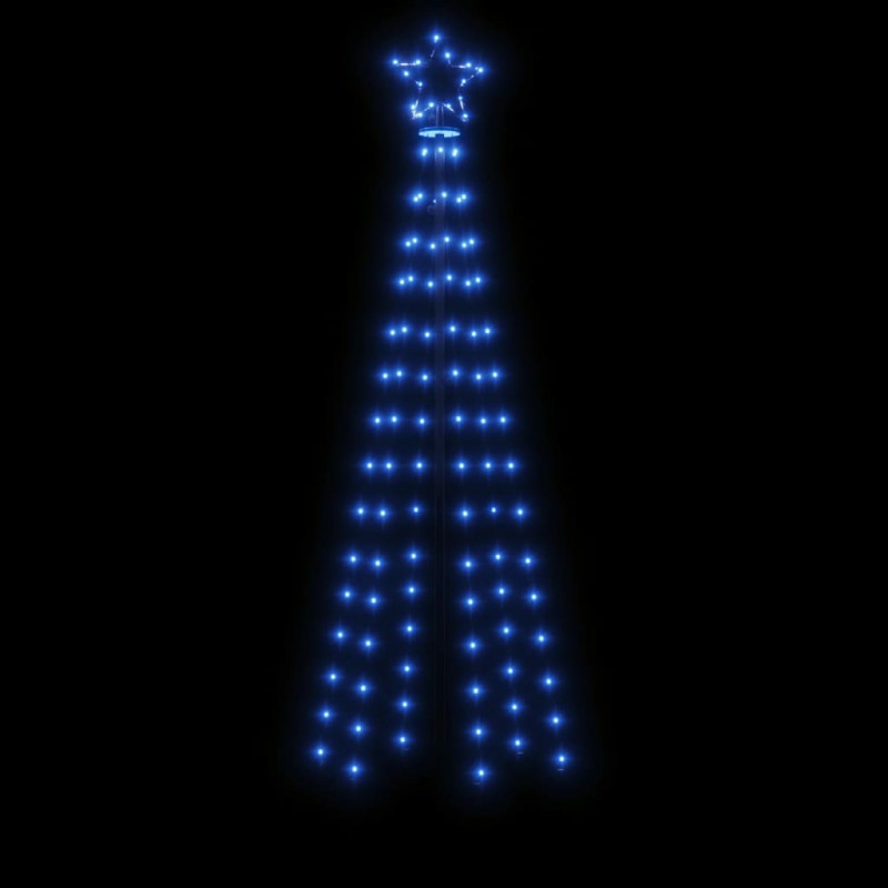 Choinka stożkowa, 108 niebieskich diod LED, 70x180 cm