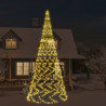 Choinka do montażu na maszcie, 3000 ciepłych białych LED, 800cm