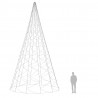 Choinka do montażu na maszcie, 3000 ciepłych białych LED, 800cm