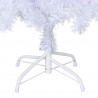 Sztuczna choinka z 150 diodami LED Biały 150 cm PVC i stal