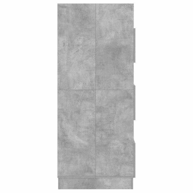 Szafka do prania z przechowywaniem Betonowy 50 x 68 x 162 cm