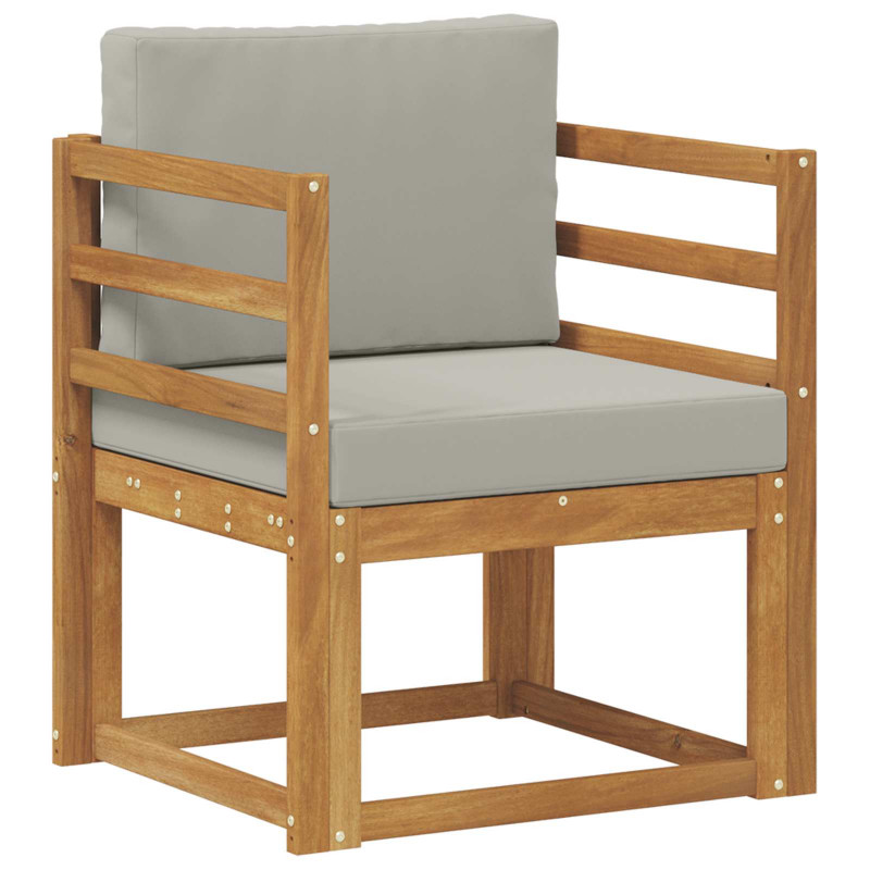 Sofa na zewnątrz Lite drewno akacjowe i poliester