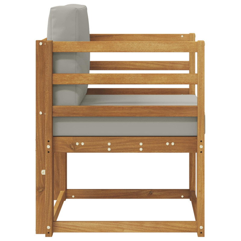 Sofa na zewnątrz Lite drewno akacjowe i poliester