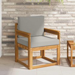 Sofa na zewnątrz Lite drewno akacjowe i poliester