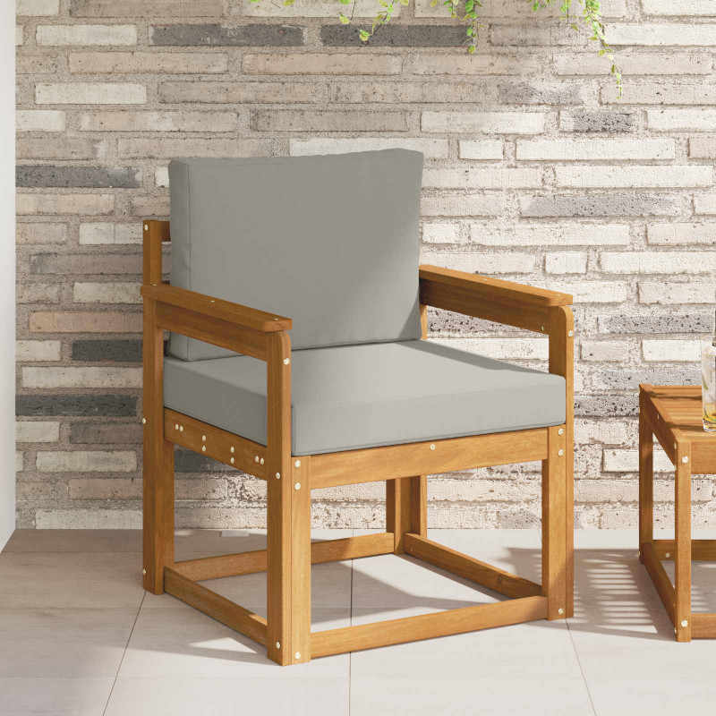 Sofa na zewnątrz Lite drewno akacjowe i poliester