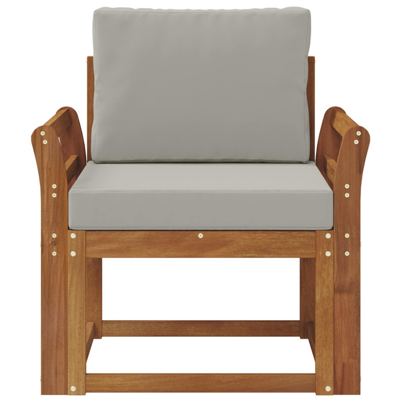 Sofa na zewnątrz Lite drewno akacjowe i poliester
