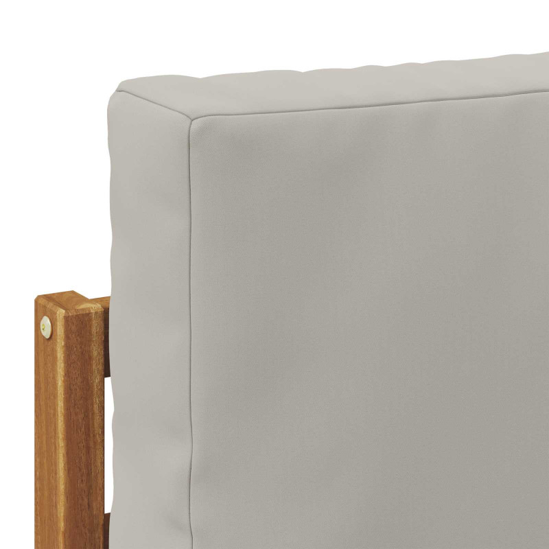 Sofa na zewnątrz Lite drewno akacjowe i poliester