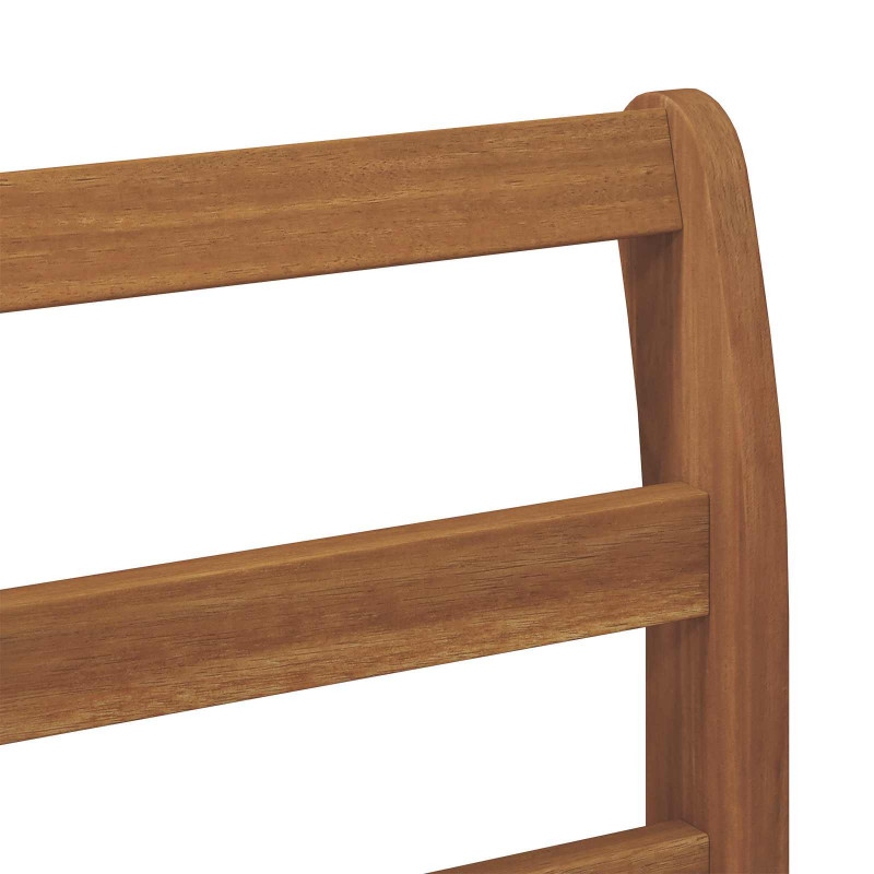 Sofa na zewnątrz Lite drewno akacjowe i poliester Naturalny