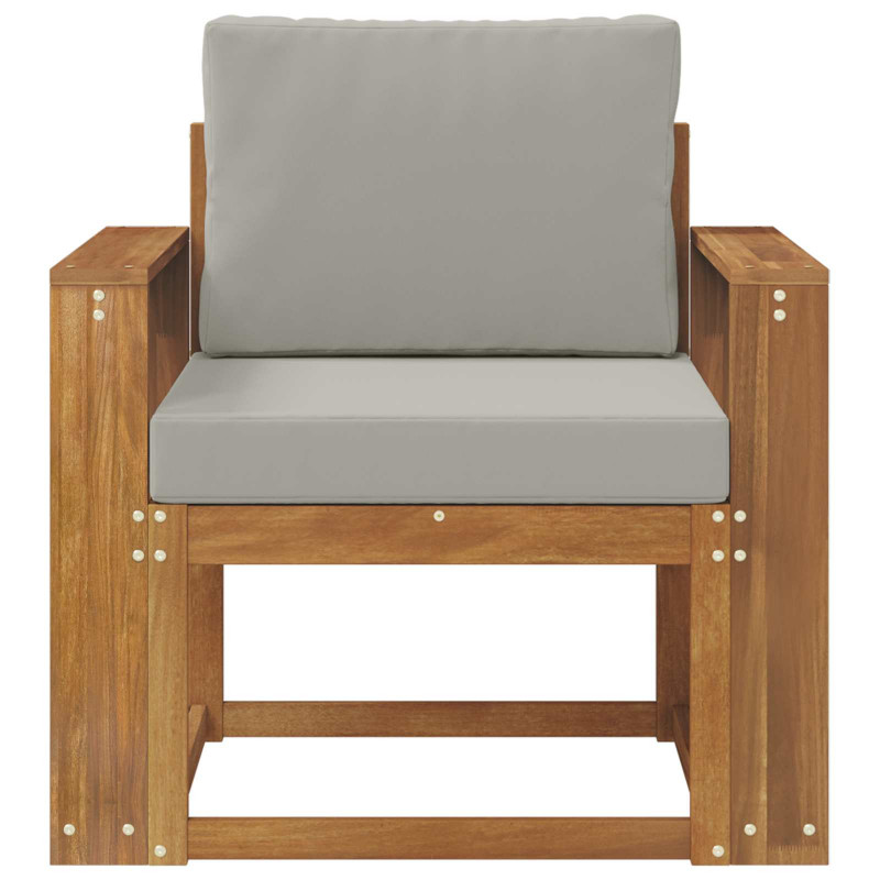 Sofa na zewnątrz Lite drewno akacjowe i poliester
